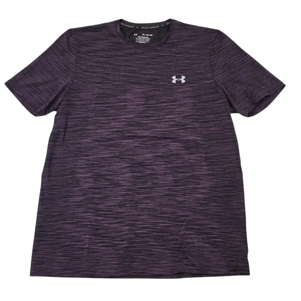 Under Armour Mens XL Vanish Tee Short Sleeve Athletic T Shirt Purple Heather